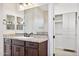 Bathroom with vanity, sink, and large closet at 17662 E Blaze Ln, Rio Verde, AZ 85263