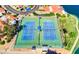 Two well-maintained tennis courts near lake at 624 Leisure World --, Mesa, AZ 85206