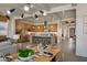 Modern kitchen with island and stainless steel appliances at 1427 E Cherrywood Pl, Chandler, AZ 85249