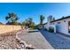 Landscaped backyard with gravel and rock features at 2330 E Cortez St, Phoenix, AZ 85028