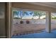 View of backyard through covered patio at 218 E Sunburst Ln, Tempe, AZ 85284