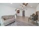 Living room with a cozy fireplace and comfortable seating at 3925 S 6Th Ave, Phoenix, AZ 85041