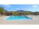 Community pool with mountain views at 3318 N Brighton --, Mesa, AZ 85207