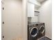 Convenient laundry room with washer and dryer at 8942 E Stagecoach Pass, Carefree, AZ 85377