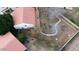 Aerial view showing house and expansive backyard at 5702 W Windrose Dr, Glendale, AZ 85304