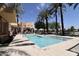 Relaxing pool area with multiple pools and surrounding seating at 4803 N Woodmere Fairway -- # 2006, Scottsdale, AZ 85251