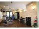 Fitness center with various equipment including dumbbells and weight machines at 4803 N Woodmere Fairway -- # 2006, Scottsdale, AZ 85251