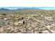 Aerial view of a residential lot with mountain views at 10948 E Rising Sun Dr, Scottsdale, AZ 85262