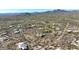 Aerial view of a residential lot with mountain views at 10948 E Rising Sun Dr, Scottsdale, AZ 85262