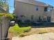Large backyard with a patio and AC units at 2474 E Westchester Dr, Chandler, AZ 85249