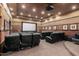 Community theater room with large screen, comfortable seating, and projector at 19777 N 76Th St # 2244, Scottsdale, AZ 85255