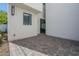 Private patio with brick pavers and modern design at 2130 E Turney Ave # 4, Phoenix, AZ 85016