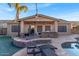 Inviting backyard oasis with a pool, patio, and built-in BBQ at 3514 E Parkview Dr, Gilbert, AZ 85295