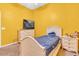 Bedroom with white dresser and full-size bed at 3514 E Parkview Dr, Gilbert, AZ 85295