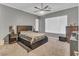 Spacious bedroom with a large bed and plenty of closet space at 3514 E Parkview Dr, Gilbert, AZ 85295