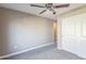 Spacious bedroom with ceiling fan and double door closet at 2150 W Alameda Rd # 1165, Phoenix, AZ 85085