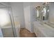 Bathroom with double vanity, shower and tub at 18071 W Douglas Way, Surprise, AZ 85374