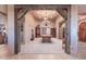 Game room with a pool table and rustic wooden accents at 15339 E Red Bird Rd, Scottsdale, AZ 85262