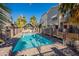 Inviting community pool with a spa and covered patio area at 1406 W Main St # 137, Mesa, AZ 85201