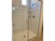 Clean and modern walk-in shower with subway tile at 2927 N Augustine --, Mesa, AZ 85207