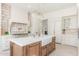 Bright kitchen with marble countertops and custom cabinets at 21844 N 79Th Pl, Scottsdale, AZ 85255