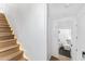 Modern light wood staircase with LED lighting at 4220 N 32Nd St # 1, Phoenix, AZ 85018