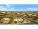 Aerial view showcasing the home's location in a mountain community at 15203 N Castillo Dr, Fountain Hills, AZ 85268