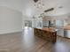 Modern kitchen with stainless steel appliances and island at 329 E Payton St, San Tan Valley, AZ 85140