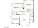 Upstairs floor plan with three additional bedrooms and a loft at 18711 E Panchito Dr, Gold Canyon, AZ 85118