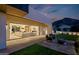 Outdoor patio with fire pit and seating area, offering scenic views at 5525 E Lincoln Dr # 124, Paradise Valley, AZ 85253