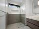 Spa-like bathroom with walk-in shower and modern vanity at 5525 E Lincoln Dr # 124, Paradise Valley, AZ 85253