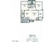 2 bed, 2 bath floor plan; 1093 sq ft interior, plus patio at 16013 S Desert Foothills Pkwy # 1101, Phoenix, AZ 85048
