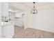 Bright dining area adjacent to a modern kitchen at 839 S Westwood -- # 182, Mesa, AZ 85210