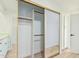 Bathroom with mirrored closet doors and light wood flooring at 839 S Westwood -- # 182, Mesa, AZ 85210