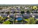 Aerial view of a community with houses, pools, and lush landscaping at 1322 W Indigo Dr, Chandler, AZ 85248