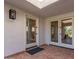 Front entry with glass doors and tile flooring at 1322 W Indigo Dr, Chandler, AZ 85248