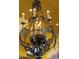 Ornate chandelier with candle-style lighting at 42383 N 111Th Pl, Scottsdale, AZ 85262