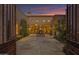 Inviting courtyard with a water feature and gated entry at 42383 N 111Th Pl, Scottsdale, AZ 85262