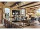 Gourmet kitchen boasts a large island with double sinks and a built-in cooktop at 42383 N 111Th Pl, Scottsdale, AZ 85262
