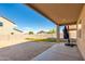 Covered patio with concrete flooring and umbrella at 4512 W Suncup Dr, San Tan Valley, AZ 85144