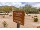 Entrance to the Terravita Nature Trail, offering a scenic 7-mile system at 6329 E Evening Glow Dr, Scottsdale, AZ 85266