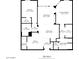 1185 sq ft floor plan featuring primary bedroom, living room, kitchen, and multiple baths at 14575 W Mountain View Blvd # 11312, Surprise, AZ 85374
