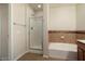 Bathroom with shower and tub at 14575 W Mountain View Blvd # 11312, Surprise, AZ 85374