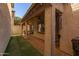 Private backyard patio with artificial turf at 4636 E Tierra Buena Ln, Phoenix, AZ 85032