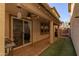 Private backyard patio with artificial turf at 4636 E Tierra Buena Ln, Phoenix, AZ 85032