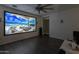 Home theater with large projection screen at 4636 E Tierra Buena Ln, Phoenix, AZ 85032