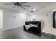 Home theater with projector and sectional sofa at 4636 E Tierra Buena Ln, Phoenix, AZ 85032