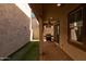 Private backyard patio with artificial turf at 4636 E Tierra Buena Ln, Phoenix, AZ 85032