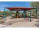 Playground with shade structure, slides, and climbing equipment at 1808 W Horsetail Trl, Phoenix, AZ 85085