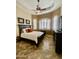 Spacious bedroom with a ceiling fan and large windows at 2222 N Val Vista Dr # 3, Mesa, AZ 85213